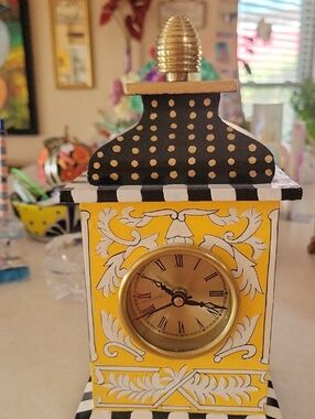 Mackenzie Childs Queen Bee Desk Clock